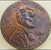 2017-P-Lincoln-Cent-:-Obverse:-Multistrike-Error?
